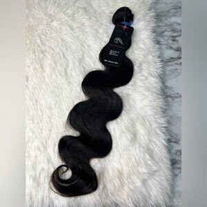 24 In Black Human Hair Weft Body Wave Human Hair 100% Unprocessed Brazilian